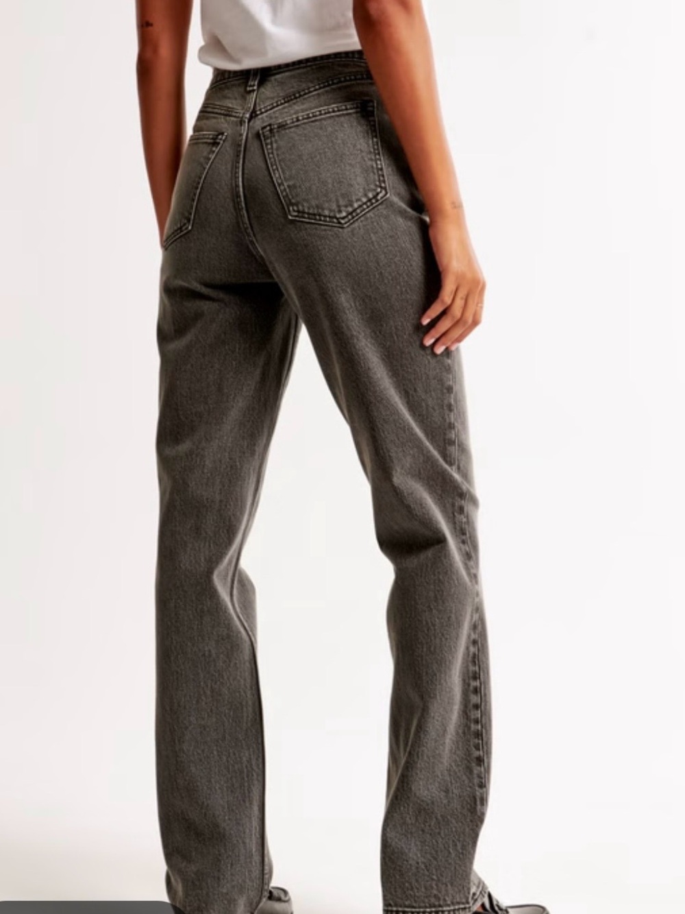 Abercrombie & Fitch High-Rise 90’s Straight Leg Jeans